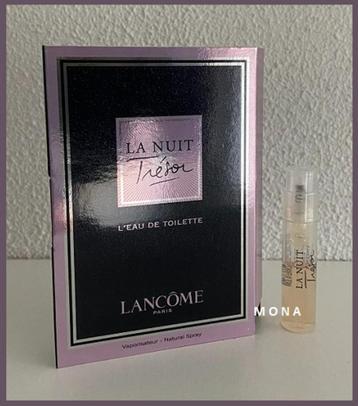 Trésor La Nuit parfum sample proefje tester monster beschikbaar voor biedingen