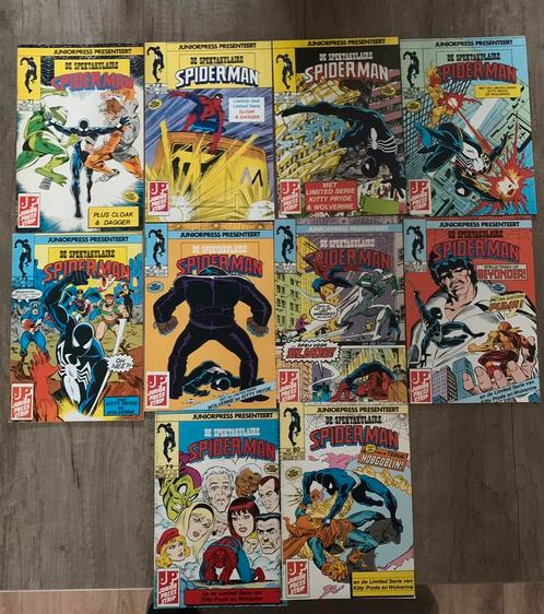 Juniorpress Spektakulaire spiderman 71 t/m 80 en 91 t/m 98, Boeken, Strips | Comics, Gelezen, Ophalen of Verzenden