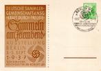 DEUTSCHES REICH:1937: Postkarte: @§ Sammeln am Feierabend §@, Ophalen of Verzenden, Overige periodes