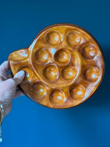 St. Clement Escargot vintage bistro bord voor 12 slakken beschikbaar voor biedingen