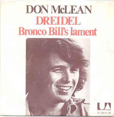 Don McLean- Dreidel, Cd's en Dvd's, Vinyl Singles, Zo goed als nieuw, Pop, 7 inch, Verzenden