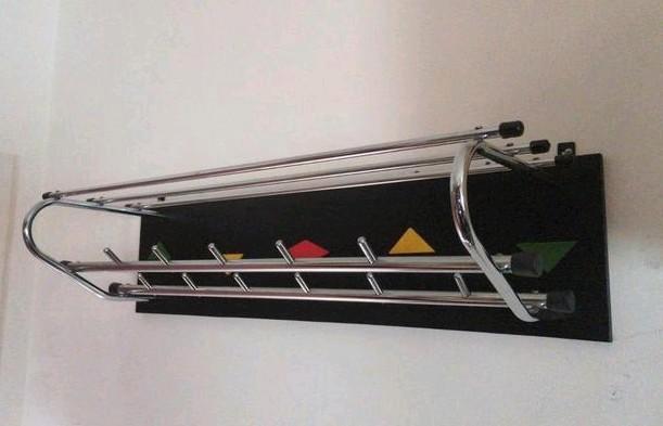 Wandkapstok uit de sixties. 80 cm breed. Coat rack., Huis en Inrichting, Woonaccessoires | Kapstokken, Zo goed als nieuw, Wandkapstok