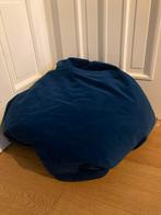 Lounge Pug Zitzak Velours - Perfecte Staat!, Ophalen, Zo goed als nieuw, Blauw, Zitzak