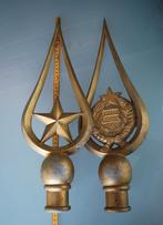 Mega grote Vlagstok punten uit Congresgebouw Curiosa Vintage, Ophalen of Verzenden