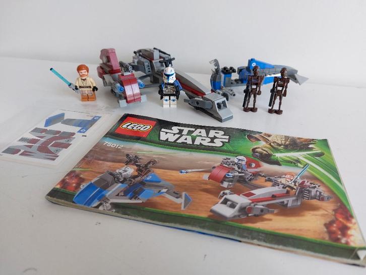 Lego Star Wars - 75012 - BARC Speeder with Sidecar, Kinderen en Baby's, Speelgoed | Duplo en Lego, Zo goed als nieuw, Lego, Complete set