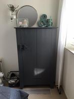 Woood boerenkast Gijs grijs, Huis en Inrichting, Ophalen, Gebruikt, 25 tot 50 cm, Minder dan 150 cm