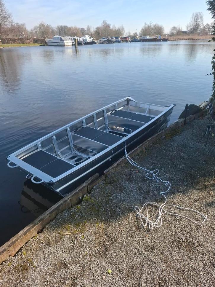 Te koop platbodem, Watersport en Boten, Bootonderdelen, Motor en Techniek, Motorboot, Ophalen