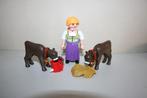 Playmobil 4778 - Boerin met kalfjes - complete set, Kinderen en Baby's, Speelgoed | Playmobil, Ophalen of Verzenden, Complete set