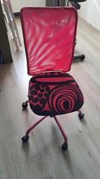 Roze bureaustoel weinig gebruikt, Ophalen, Zo goed als nieuw, Roze