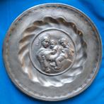 Tinnen bord met afbeelding, diameter 22cm, Ophalen of Verzenden