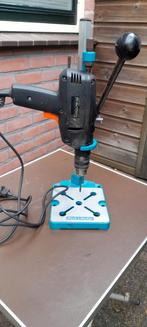 Boor standaard met boor machine, Ophalen, Zo goed als nieuw