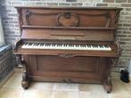 Antieke  piano eik, Muziek en Instrumenten, Piano's, Ophalen, Gebruikt, Bruin, Piano