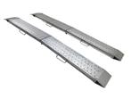 Set Oprijplaten Aluminium max 1100 kg 244 x 24cm opvouwbaar, Auto diversen, Aanhangwagen-onderdelen, Niet ingevuld, Niet ingevuld