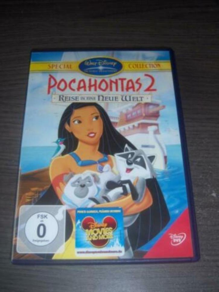 Walt Disney Pocahontas 2 Reis Naar een nieuwe Wereld (Duits), Cd's en Dvd's, Dvd's | Tekenfilms en Animatie, Zo goed als nieuw
