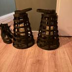 Intratuin lantaarn Taps zwart D 28 H 40 cm, Ophalen, Zo goed als nieuw, Zwart, Minder dan 50 cm