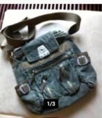 Dames rugzak Denim groen Br 30 cm H 30 cm., Overige merken, 25 tot 40 cm, Ophalen of Verzenden, Zo goed als nieuw