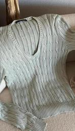 RALPH LAUREN V hals trui kaki/mint als NW in mt, Kleding | Dames, Maat 38/40 (M), Ophalen of Verzenden, Zo goed als nieuw, Ralph Lauren