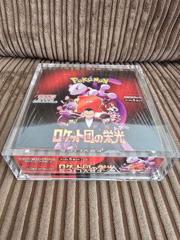 Pokemon Glory Of Team Rocket Boosterbox SEALED+ACRYL Case beschikbaar voor biedingen
