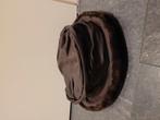 Bruine hoed waxed cotton, Kleding | Dames, Hoeden en Petten, Ophalen of Verzenden, Zo goed als nieuw, One size fits all