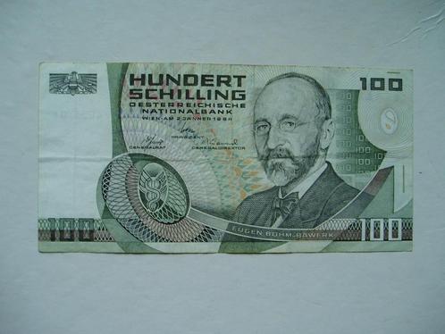 798. Oostenrijk, 100 schilling 1984(1985) Bohm von Bawerk., Postzegels en Munten, Bankbiljetten | Europa | Niet-Eurobiljetten