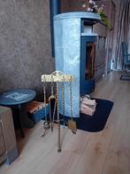 Messing kachel/ haardstel, Ophalen of Verzenden, Vrijstaande haard, Houthaard