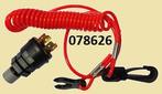 078626 Noodstopschakelaar/stopschakelaar universeel. € 9,95, Watersport en Boten, Ophalen of Verzenden, Nieuw, Motor en Techniek