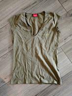 Bjorn Borg kaki shirt mt M in zeer goede staat., Kleding | Dames, T-shirts, Ophalen of Verzenden, Zo goed als nieuw, Maat 38/40 (M)