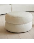 riviera maison poef san remo anna nooshin footstool rond, Ophalen of Verzenden, Rond, Minder dan 50 cm, Minder dan 50 cm