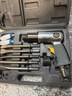 Powerplus Luchthamer met Beitels, Doe-het-zelf en Verbouw, Gereedschap | Handgereedschap, Ophalen, Gebruikt