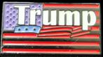 Trump pin met vlag USA, Verzamelen, Verzenden, Nieuw, Stad of Land, Speldje of Pin