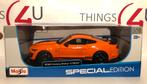 Maisto 1:18 Ford Shelby Mustang GT500 2020 oranje nieuw, Ophalen of Verzenden, Nieuw, Auto, Maisto