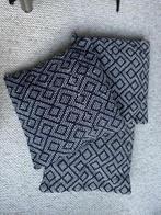 Mooie kwaliteits sierkussenhoes blauw/wit 45x45 cm, Ophalen of Verzenden, Zo goed als nieuw, Blauw, Vierkant