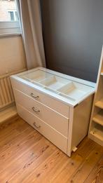 Ladekast ikea TEAB, Ophalen, Gebruikt, 100 tot 150 cm, Glas