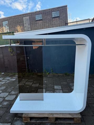 2x Kledingrek Hoogglans Wit - 160x160x70cm beschikbaar voor biedingen
