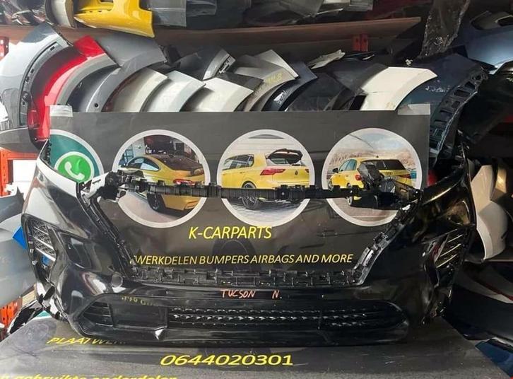 Bumper Hyundai tucson PDC 2020-Heden origineel voorbumper, Auto-onderdelen, Carrosserie en Plaatwerk, Bumper, Hyundai, Voor, Gebruikt