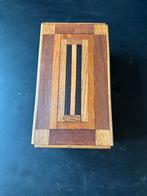 Vintage Houten Kistje met Slot, Huis en Inrichting, Woonaccessoires | Kisten, Ophalen of Verzenden, Gebruikt, Overige houtsoorten