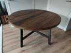 Mooie ronde eettafel 130cm, Ophalen, Rond, Zo goed als nieuw, Vier personen
