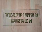 Trappisten Bieren Reclamebord Glasplaat, Ophalen of Verzenden, Gebruikt, Reclamebord