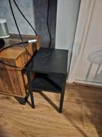 Ikea Bijzettafel / Kastje - Zwart Metaal, Huis en Inrichting, Tafels | Bijzettafels, 45 tot 60 cm, Minder dan 55 cm, Gebruikt