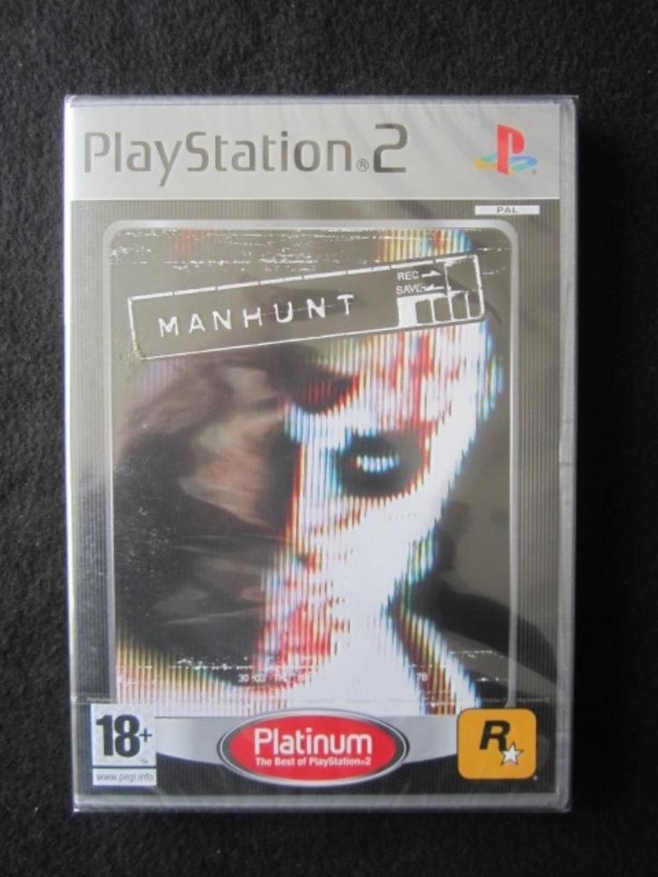 PS2 - Manhunt - Playstation 2, Spelcomputers en Games, Games | Sony PlayStation 2, Nieuw, Avontuur en Actie, 1 speler, Vanaf 3 jaar
