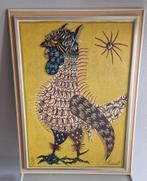Vintage Jean Lurcat Le Coq Pecheur Framed Print Lithograph, Ophalen of Verzenden