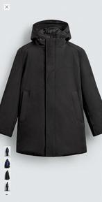 Nieuwe Zara Parka zwart, Kleding | Heren, Jassen | Winter, Ophalen, Maat 52/54 (L), Zwart, Nieuw