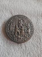 Vintage Poederdoos met Reliëf, Antiek en Kunst, Antiek | Overige Antiek, Ophalen of Verzenden