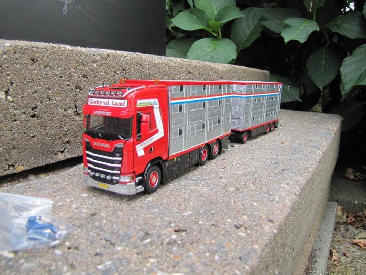 IMC Scania S serie veecombi Gerke v.d.Land Twijzelerheide., Hobby en Vrije tijd, Modelauto's | 1:50, Nieuw, Bus of Vrachtwagen