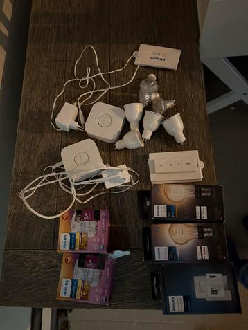 Philips Hue Set - onbekend of alles het nog doet beschikbaar voor biedingen
