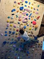 Boulderwand / klimwand / spray wall met 250+ grepen, Sport en Fitness, Klimsport, Ophalen, Zo goed als nieuw, Klimsport-accessoire