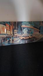 Canvas Schilderij New York, Huis en Inrichting, Woonaccessoires | Schilderijen, Tekeningen en Foto's, Ophalen, 125 cm of meer