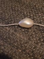 Parelsnoer met zilveren draad, Ophalen of Verzenden, Overige materialen