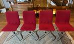 Vintage 4 Brabantia Red Home Steel (eetkamer)stoelen, Antiek en Kunst, Ophalen