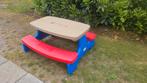 Picknicktafel kinderen Little Tikes, Tuin en Terras, Picknicktafels, Ophalen, Zo goed als nieuw, Rechthoekig, Inklapbaar